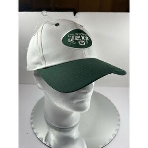New York Jets Reebok Team Apparel Hat Cap Adult‎ White Green NWT